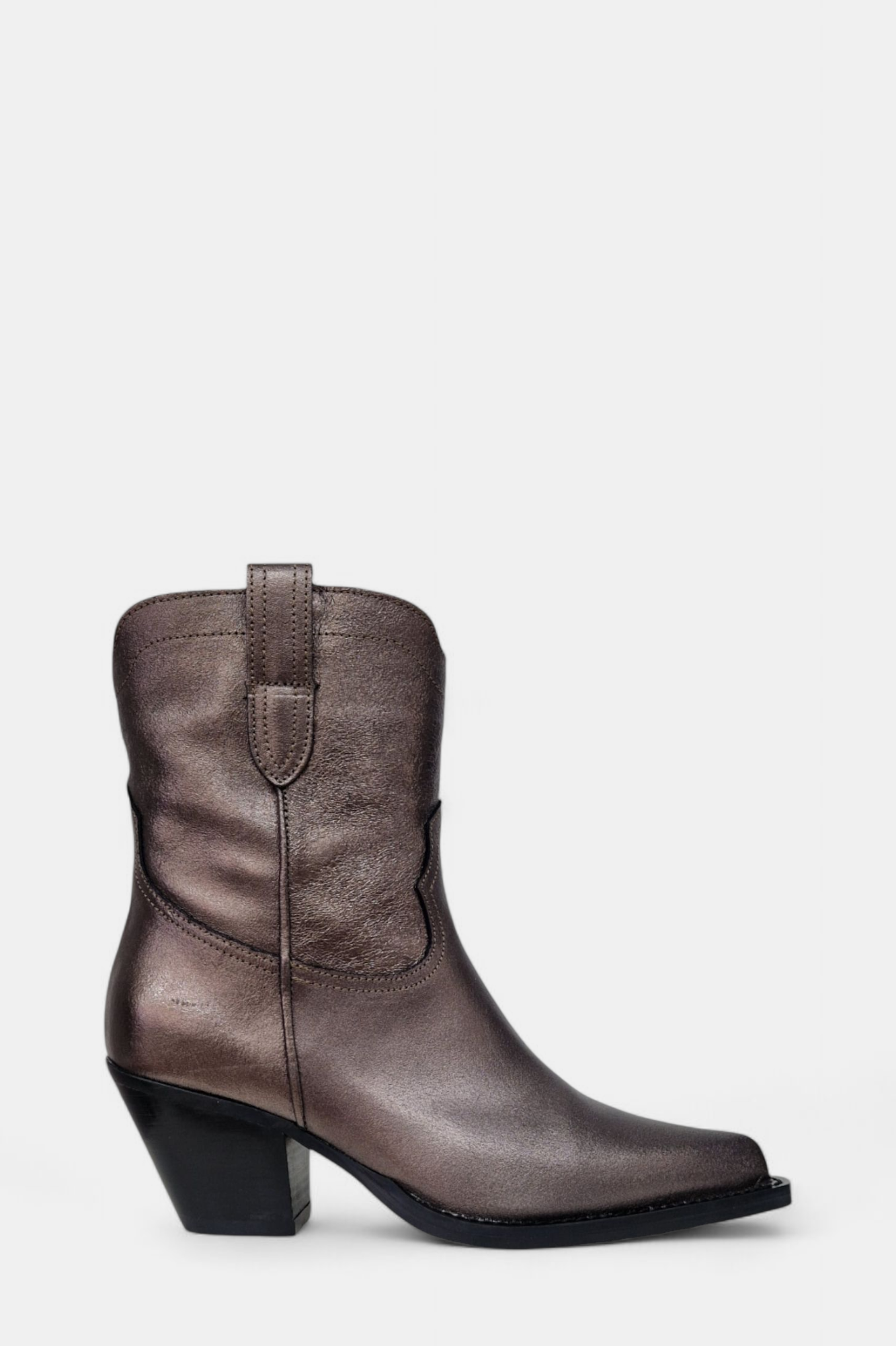 ALPE 5261 SMOG LEATHER COWBOY BOOT