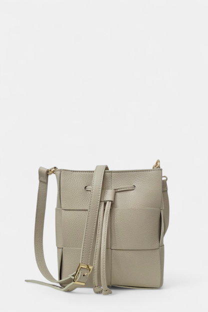 MARLON CREAM LEATHER BAG