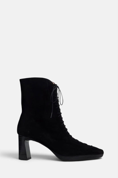 Hispanitas 265227 black suede lace up boot