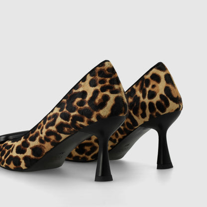 LODI TUC LEOPARD PRINT HEELS