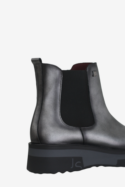 JOSE SAENZ 3157 PEWTER LEATHER CHELSEA BOOT