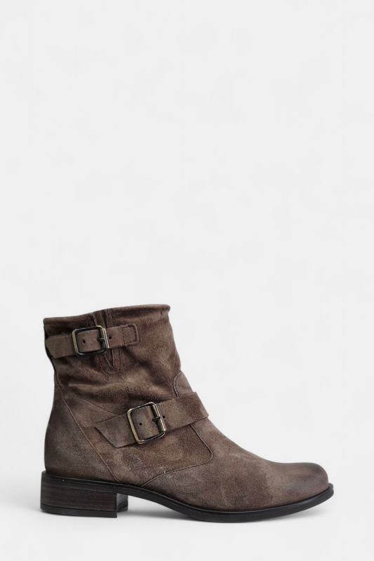 PAUL GREEN 8279 EARTH NUBUCK BOOTS